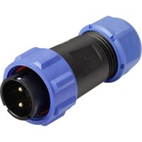 SP2110 / p 2 i Rundstecker Stecker, gerade Gesamtpolzahl: 2 Serie (Rundsteckverbinder): SP21 - Weipu von WEIPU