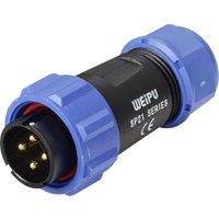 SP2110 / p 4 i Rundstecker Stecker, gerade Gesamtpolzahl: 4 Serie (Rundsteckverbinder): SP21 - Weipu von WEIPU