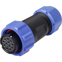SP2110 / s 12 ii Rundstecker Buchse, gerade Gesamtpolzahl: 12 Serie (Rundsteckverbinder): SP21 - Weipu von WEIPU