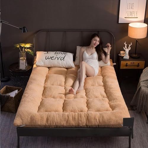 WEISHIDAI Japanische Bodenmatratze Tatami-Matten-Schlafmatratze, Faltbares Futon-Sofa-Bett, Tragbar Atmungsaktiv Tragbar Und Vielseitig (Color : C, Size : 200x220cm) von WEISHIDAI