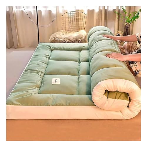 WEISHIDAI Japanische Futon-Matratze, Verdickte Tatami，Futonmatratze für Erwachsene, Tragbare Schlafmatratze für Boden Gästebett Sofa (Color : E, Size : 100X200CM) von WEISHIDAI