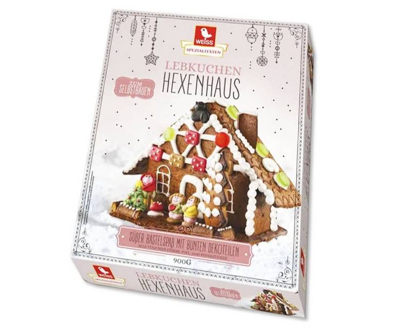 WEISS Weihnachtsfigur WEISS Lebkuchen-Hexenhaus 900g von WEISS