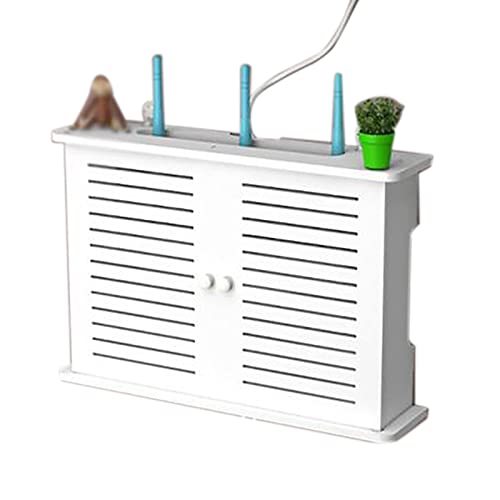 WEITAI Kabellos WiFi Router Aufbewahrung Boxen Kabel Draht Halterung Wand Behang Stecker Brett Aufbewahrung Doppel von WEITAI
