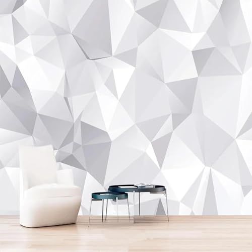 WEITAOSM 3D-Tapete mit abstrakter Kunst und geometrischem Rautenmuster, für Arbeitszimmer, Wohnzimmer, Fernseher, Sofa, Wandbild, kreative Tapete (selbstklebendes PVC) von WEITAOSM