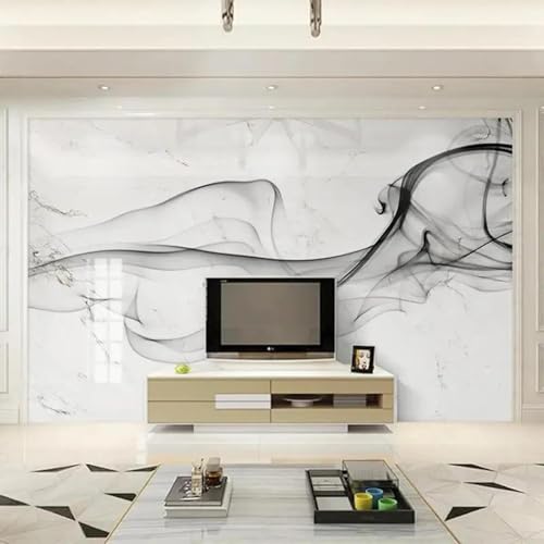 WEITAOSM 3D-Wandbild, abstrakte Tinten- und Rauchlandschaft, Kunst, Wandbild für Wohnzimmer, Schlafzimmer, Fernseher, Sofa (selbstklebendes PVC) von WEITAOSM