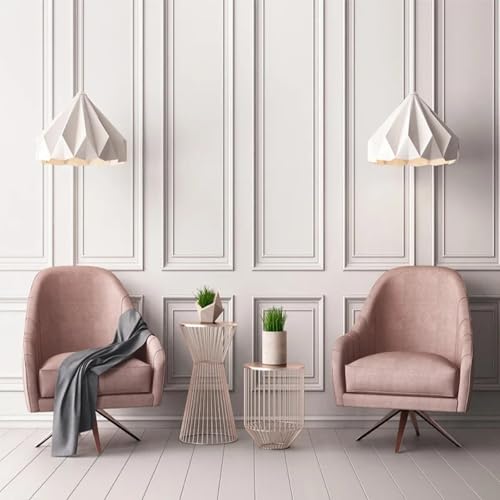 WEITAOSM Moderne 3D-Relieftapete mit quadratischem Rahmen und geometrischem Muster, geeignet für Wohnzimmer-Sofa-Hintergrundwand, kreative Kunstdekoration (selbstklebendes PVC) von WEITAOSM
