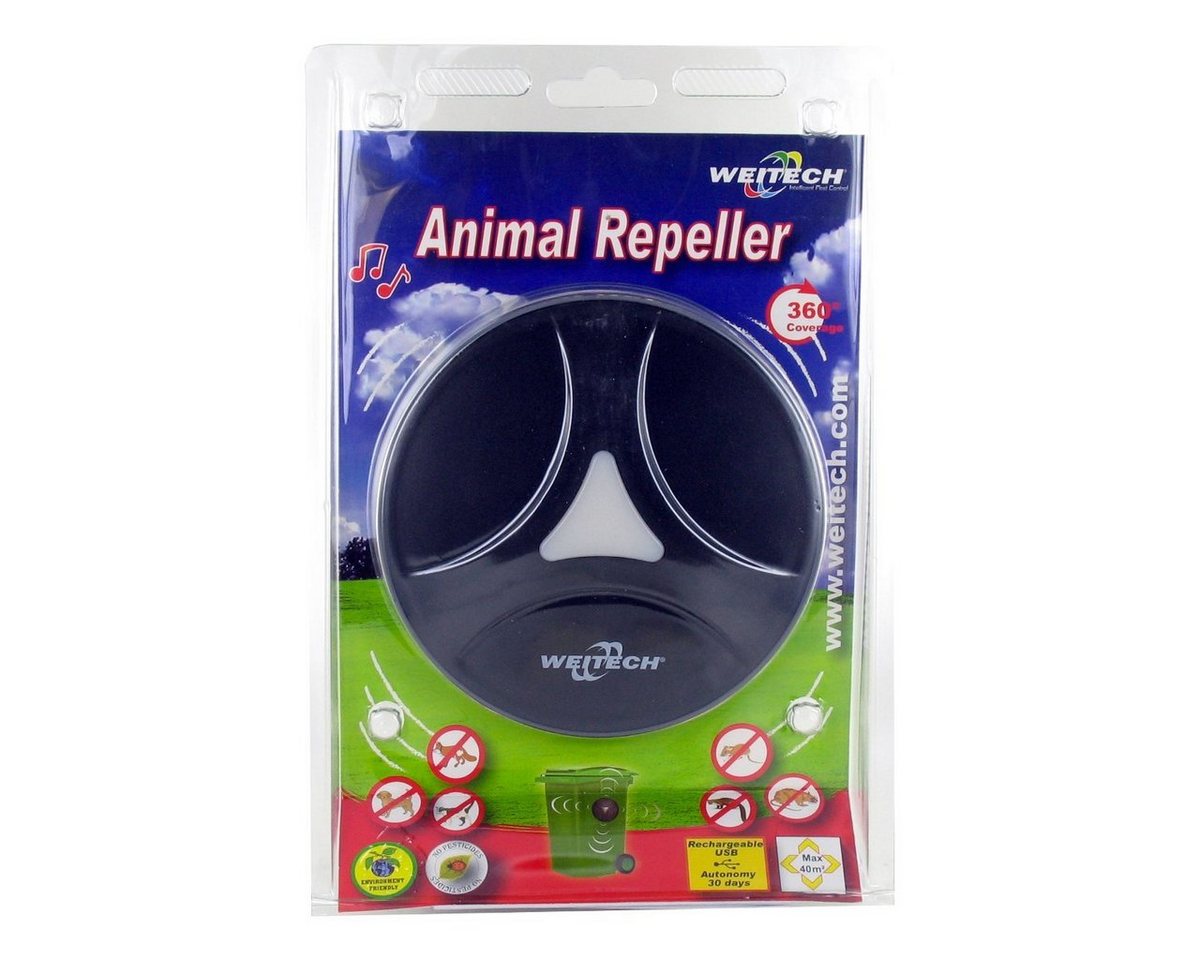 WEITECH Ultraschall-Tierabwehr Ultraschall Tiervertreiber WEITECH Ultraschall-Tierabwehr Ultraschall Tiervertreiber von WEITECH