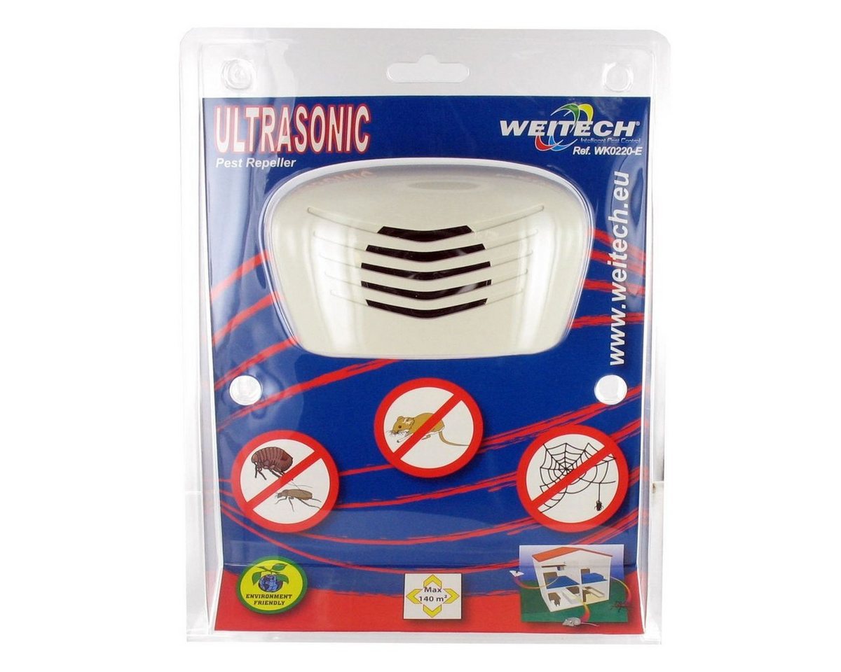 WEITECH Ultraschall-Tierabwehr Ultraschall Vertreiber gegen Mäuse, Spinnen, kriechende Insekten WEITECH Ultraschall-Tierabwehr Ultraschall Vertreiber gegen Mäuse, Spinnen, kriechende Insekten von WEITECH
