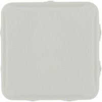 Weitere - Aufputz- Abzweigdose IP54, 84 x 84 x 50 mm, grau Schalterdosen & Abzweigdosen von WEITERE