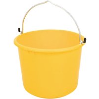 Triuso - Baueimer 20 l Kunststoff Gelb Hakenbügel L-Skala kranbar Mörteleimer Wassereimer von TRIUSO
