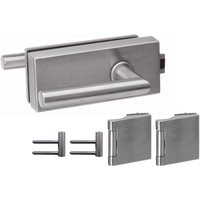 Beschlag-Set Angolare Edelstahl für Glas-Drehtür Drückerpaar Uno Beschlag-Set Angolare Edelstahl für Glas-Drehtür Drückerpaar Uno von WEITERE