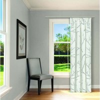Dekoschal Feel of Nature Hellgrau 140 x 245cm Baumwolle Gardine Verdunkelung von WEITERE
