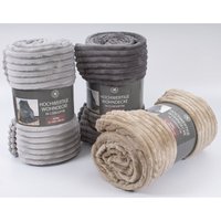 Fleecedecke Flanell mit Cord Optik 150 x 200 cm 3-fach sortiert Decke Fleecedecke Flanell mit Cord Optik 150 x 200 cm 3-fach sortiert Decke von WEITERE