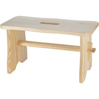 Fußbank Kiefer 19x39x21cm Holzschemel Schemel Hocker Sitzhocker Fußhocker von WEITERE