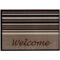 Fußmatte Medea Welcome taupe, 39 x 58 cm Türvorleger von WEITERE