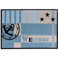 Fußmatte Metopolita Welcome blue, 50 x 70 cm Fußmatte Fußmatte Metopolita Welcome blue, 50 x 70 cm Fußmatte von WEITERE