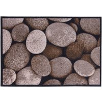 Fußmatte Rinaldo stones taupe, 50 x 70 cm Fußmatte von WEITERE