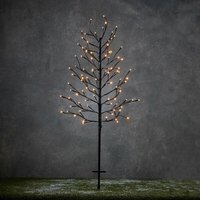 Garden d'light Zweigen Baum schwarz mit LED 80 x 120 cm Zweigen Baum von WEITERE