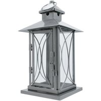 Grablaterne aus Stahlblech 25 cm silber von WEITERE