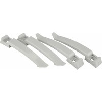 Weitere - Kabel-Klemmbügel 100 mm grau 4x Nagelschellen von WEITERE