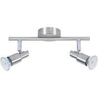 LED Leuchten 2er Spot Lina nickel-chrom 28 x 12 cm warmweiß von WEITERE