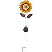 Led Solarleuchte Sonnenblume mit Dämmerungssensor mehrfarbig Wege- & Sockelleuchten von WEITERE