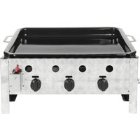 [NEUWERTIG] Gasbräter 3 Brenner Grillgerät Gastro Bräter Edelstahl 71 X 55,5 X 29,5 Cm B-Ware von WEITERE