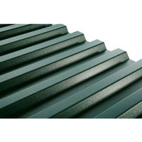 Weitere - PVC-Wellplatte Trapez 70/18 200 x 90 cm 1,2 mm grün Kunststoffbedachung von WEITERE