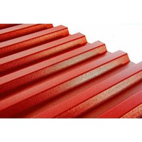 PVC-Wellplatte Trapez 70/18 200 x 90 cm 1,2 mm rot Kunststoffbedachung von WEITERE