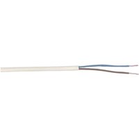 Schlauchleitung H03VV-F 2 x 0,75 - 5 Meter weiß Gummileitung Leitung Kabel von WEITERE