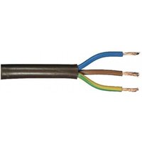 Schlauchleitung H05VV-F 3 x 1,5 - 5 Meter, braun Kabel & Leitungen von WEITERE