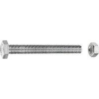 Sechskantschrauben M5 x 50 mm, 100 Stück Sechskantschrauben von Connex