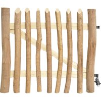 Staketenzauntor Haselnuss 100 x 90 cm inkl. Beschlag von WEITERE