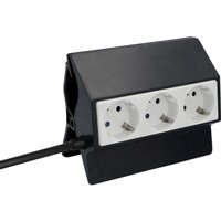 Unitec Steckdosenleiste 3-fach 3m mit Clip Befestigung, weiß grau Steckdosenleisten Unitec Steckdosenleiste 3-fach 3m mit Clip Befestigung, weiß grau Steckdosenleisten von WEITERE