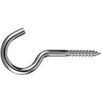 Wäscheleinenhaken 5,2 x 80 mm verzinkt Schraubhaken von WEITERE