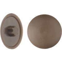 Weitere - Abdeckkappen ø 13,5 mm für tx 25 Schrauben dunkelbraun - 50 Stk. Abdeckkappen von WEITERE