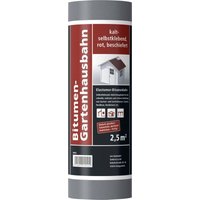 Weitere - Bitumen-Gartenhausbahn 5 x 0,5 m = 2,5 m² rot Dachpappe & Bitumen von WEITERE