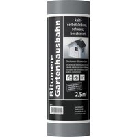 Weitere - Bitumen-Gartenhausbahn 5 x 0,5 m = 2,5 m² schwarz Bitumenbahnen von WEITERE