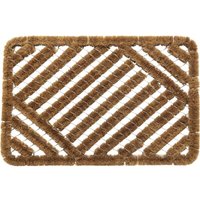 Weitere - Drahtgitter Kokosfußmatte natur 40x60cm Fußmatte Schmutzfangmatte Fußabtreter von WEITERE