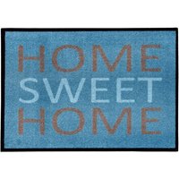 Weitere - Fußmatte Elena Home Sweet Home blue, 50 x 70 cm Fußmatte von WEITERE