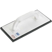 Reibebrett 14 x 28 cm Kunststoff mit Zellgummiplatte Fliesenwerkzeug von WEITERE