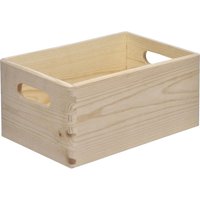 Stapelbox Holz Gr. s 30 x 20 x 13,5 cm Holzbox Aufbewahrungsbox Box von WEITERE