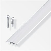Alfer - bergangs-Profil und Dübel-System 0.9 m, 33 mm, Alu, eloxiert, silber Metall- und Stahlprofile von ALFER