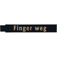 Weitere - Zollstock Finger Weg 2 m schwarz Zollstöcke von WEITERE