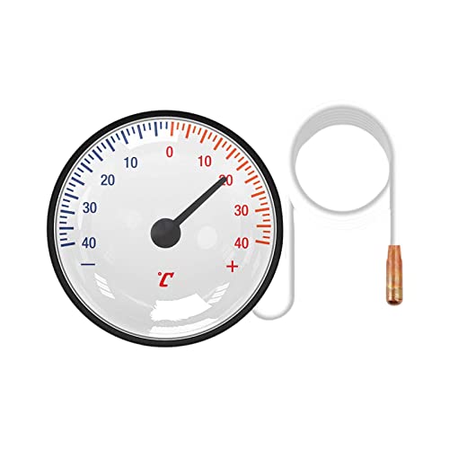 WEITING Bierthermometer | Tragbares Kapillarthermometer mit Sensor aus Messing mit hoher Präzision, Temperaturbereich -40/40 °C | Haushaltsthermometer für Wasser von WEITING