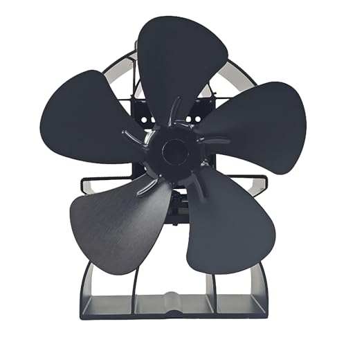 WEITING Holzofenventilator, Holzofenventilator | Wärmebetriebener thermoelektrischer Thermoventilator | Nicht elektrische, leise Kaminventilatoren, Holzofenzubehör von WEITING