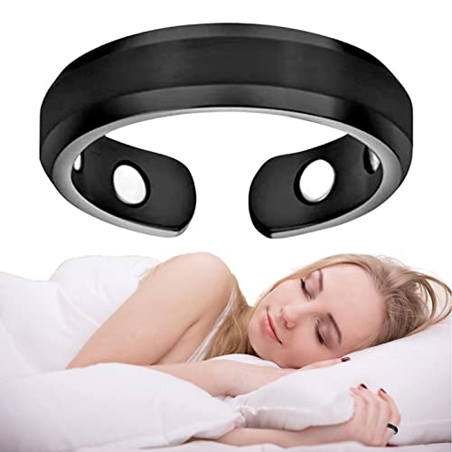 WEITING Magnetring Lymphtherapie - Magnet Lymphentladung Therapeutische Ringe | Magnet Treat Ring Magnet Lymphentgiftungsring zur Linderung von Stress und Schmerzen, Magnet Slim Open von WEITING