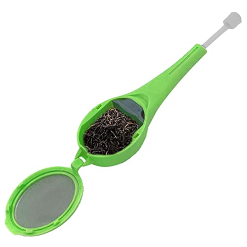 WEITING Teesieb, Teesieb mit integriertem Kolben, wiederverwendbar, aus Netz, tragbare Filter für Teebeutel mit Kräuterbasis WEITING Teesieb, Teesieb mit integriertem Kolben, wiederverwendbar, aus Netz, tragbare Filter für Teebeutel mit Kräuterbasis von WEITING