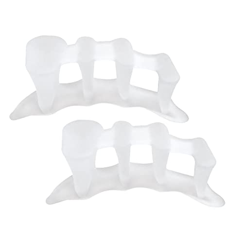 WEITING Zehenspreizer – Zehenkorrektor aus Hammer mit 3 Löchern – Hammerzehenschienen zur Korrektur von überlappenden Zehen, verdrehten Zehen, verhindert Überlappungen von WEITING