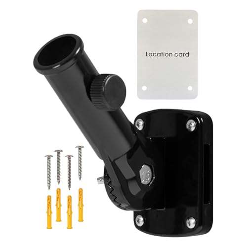 weiting Fahnenmast Halterung | Außenmontage Verstellbare Fahnenstangenhalterung - Aluminiumlegierung Korrosionsgeschützter Halter 2,54 cm Innendurchmesser für Balkon Wohnmobil Boot weiting Fahnenmast Halterung | Außenmontage Verstellbare Fahnenstangenhalterung - Aluminiumlegierung Korrosionsgeschützter Halter 2,54 cm Innendurchmesser für Balkon Wohnmobil Boot von WEITING